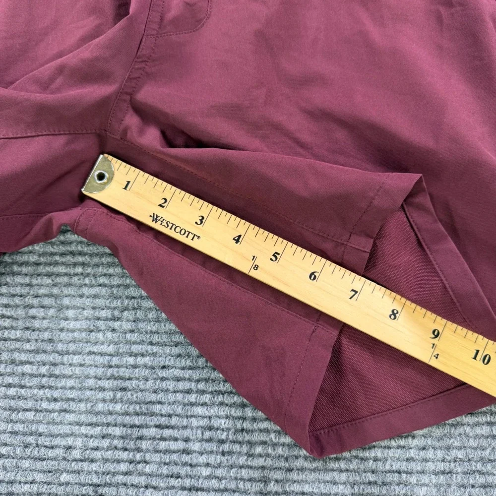 Ten Thousand Interval Shorts Mens 28 Burgundy Maroon 7